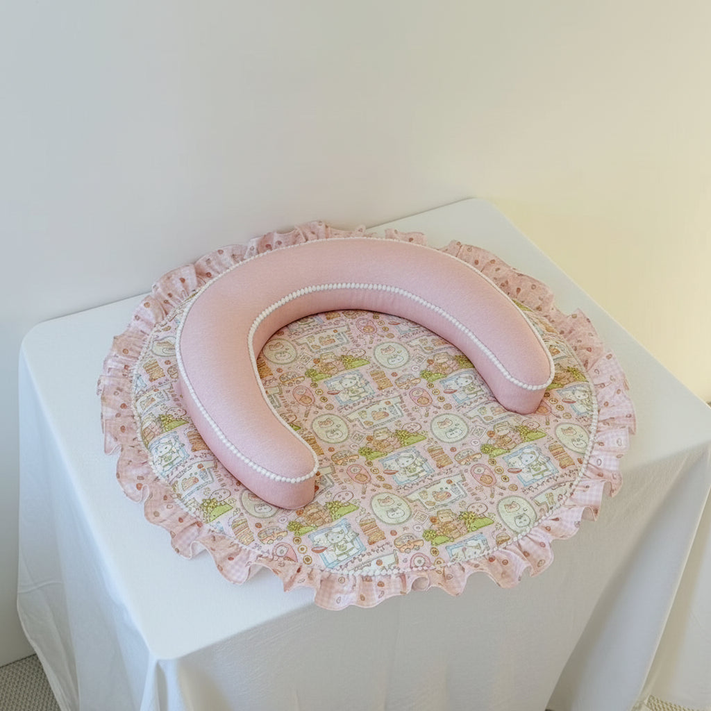 Round Cat Mat & U-Shape Pillow